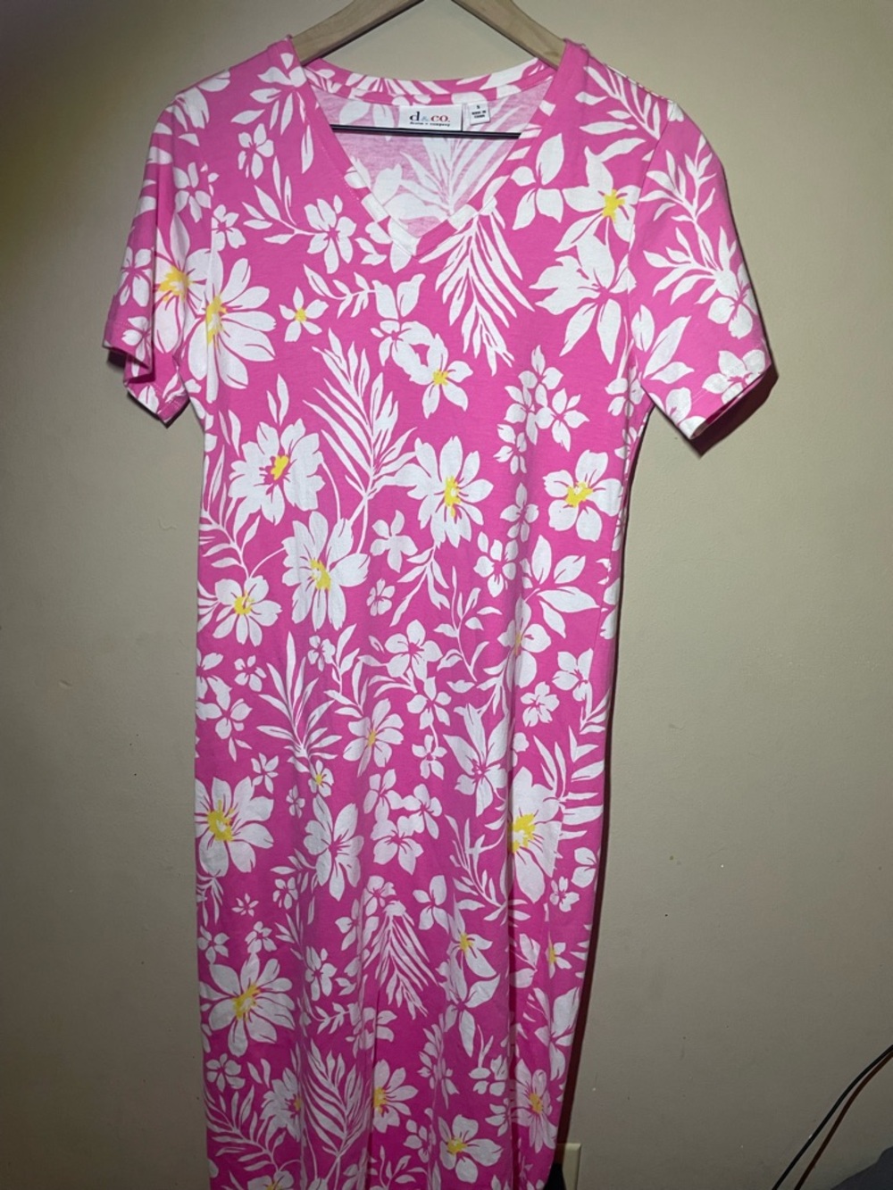 d.co Pink Floral Maxi Dress